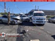 Ավտովթար-վրաերթ Երեւանում. Վիրավորներից մեկի ոտքը կտրվել է(ֆոտո)