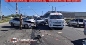 Ավտովթար-վրաերթ Երեւանում. Վիրավորներից մեկի ոտքը կտրվել է(ֆոտո)